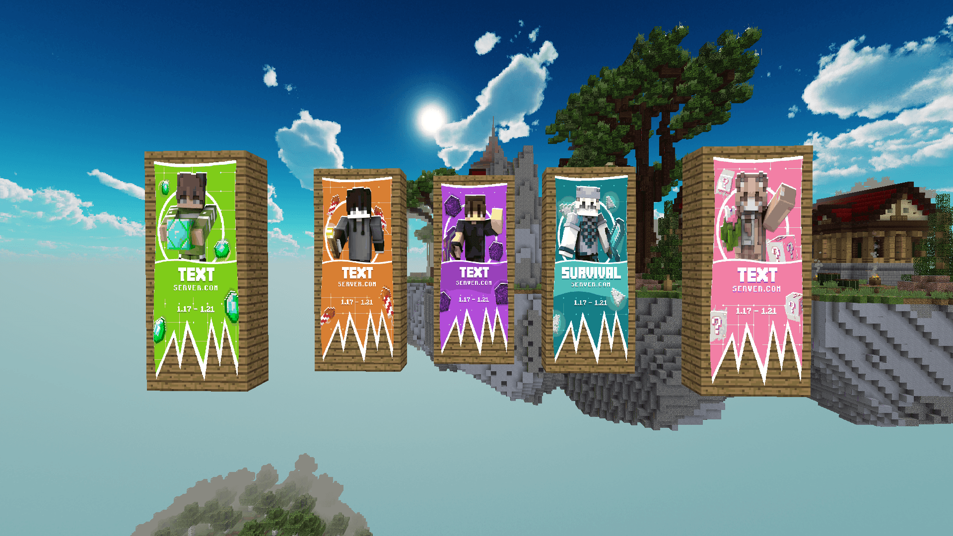 Paczka minecraft na tryb OneBlock